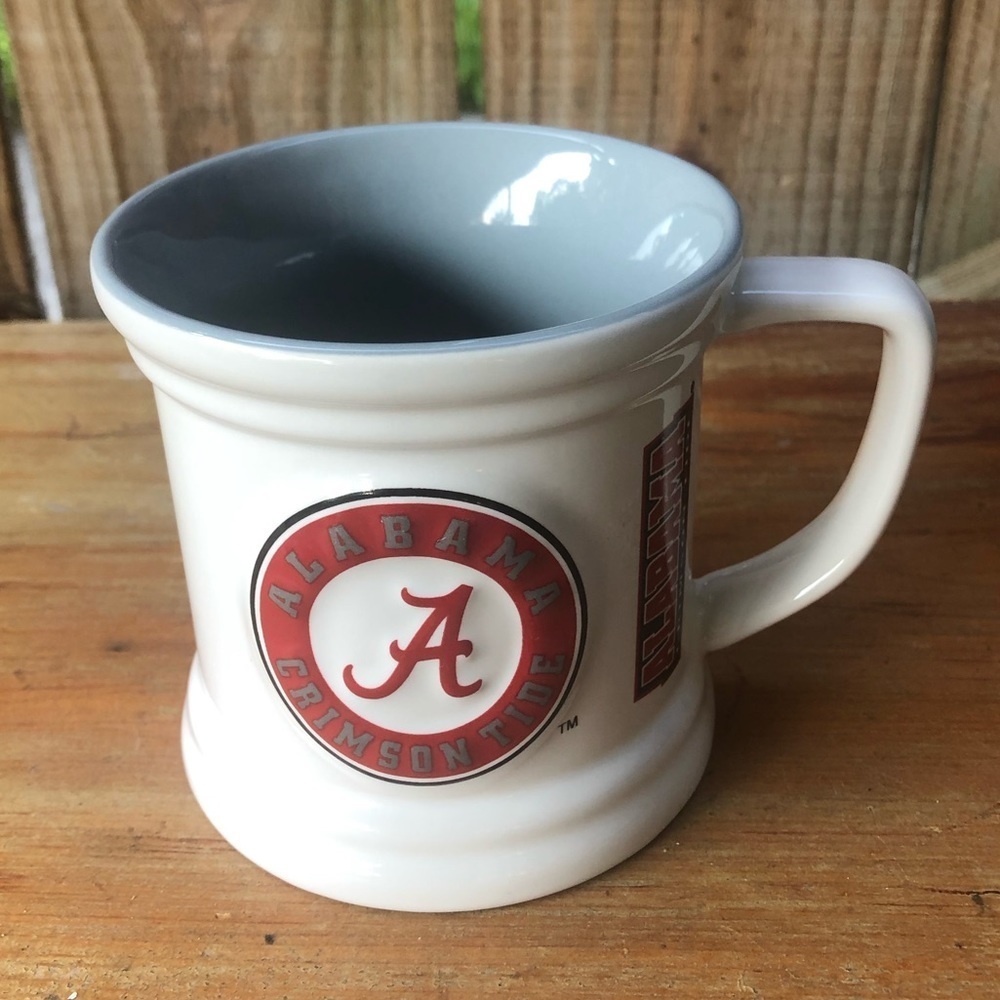 NCAA Alabama Crimson Tide Sculpted Ceramic Mug 12oz